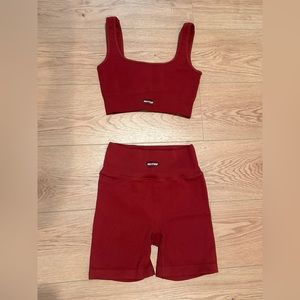 Burnt Orange Bo + Tee set